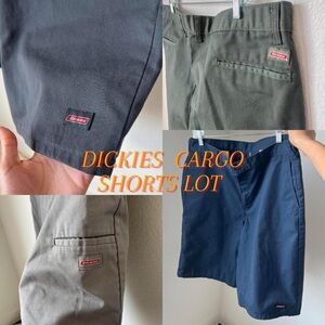 Dickies cargo/work shorts lot x4